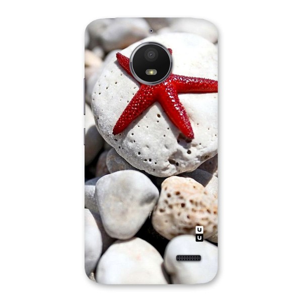 Red Star Fish Back Case for Moto E4