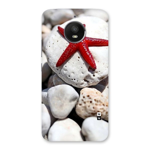 Red Star Fish Back Case for Moto E4 Plus