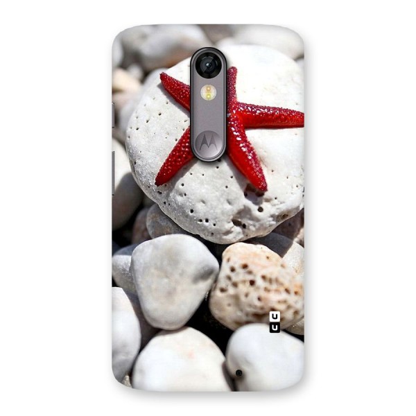 Red Star Fish Back Case for Moto X Force