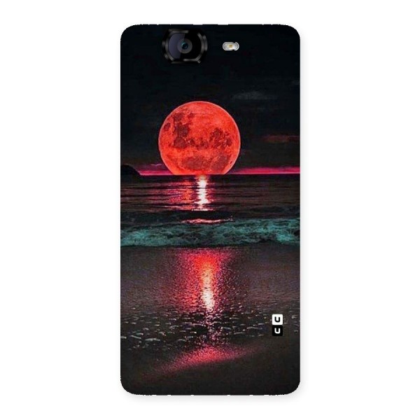 Red Sun Ocean Back Case for Canvas Knight A350