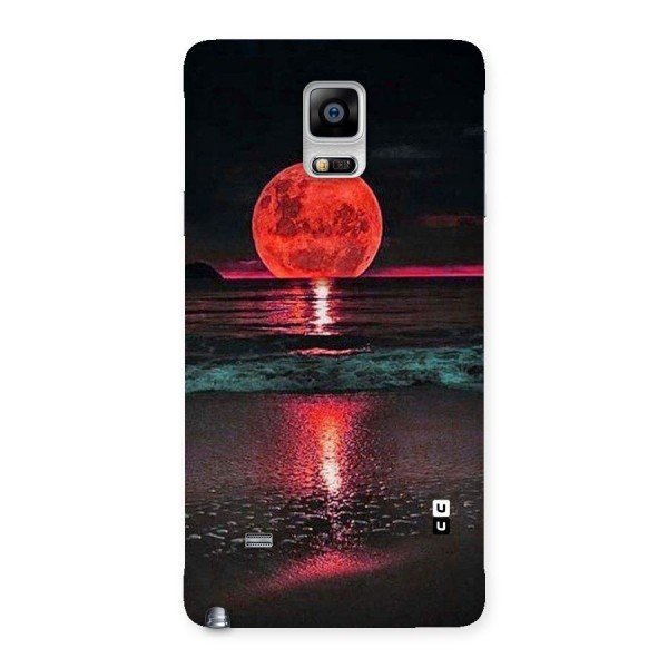 Red Sun Ocean Back Case for Galaxy Note 4