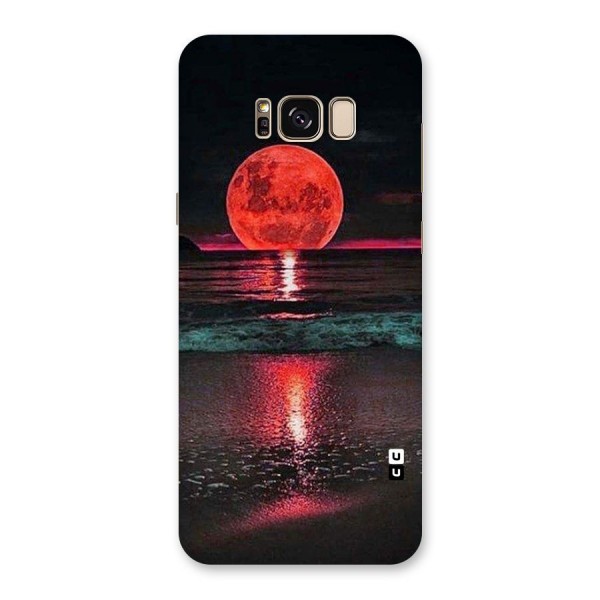 Red Sun Ocean Back Case for Galaxy S8 Plus