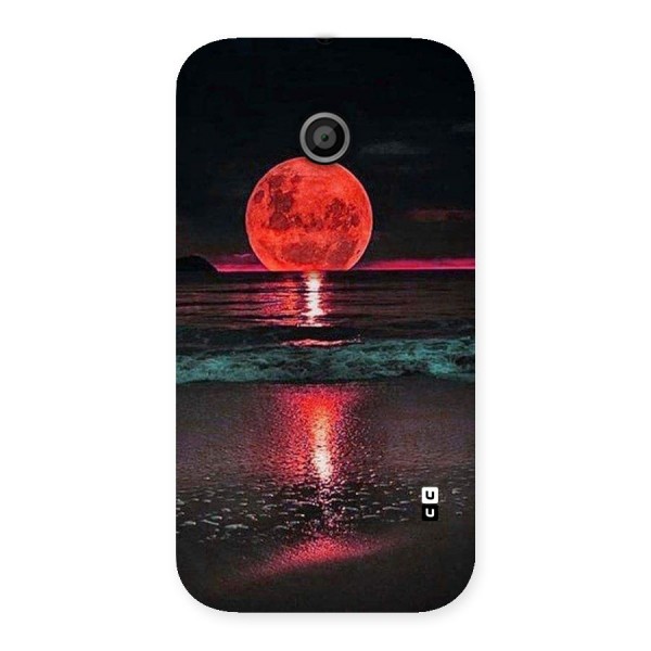 Red Sun Ocean Back Case for Moto E