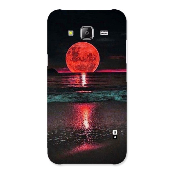 Red Sun Ocean Back Case for Samsung Galaxy J5