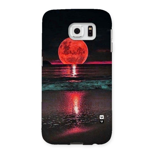 Red Sun Ocean Back Case for Samsung Galaxy S6