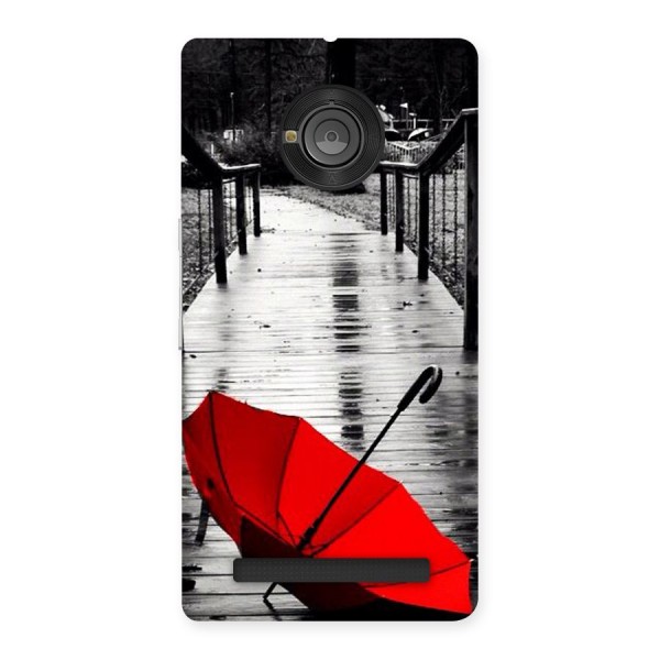 Red Umbrella Back Case for Yu Yuphoria