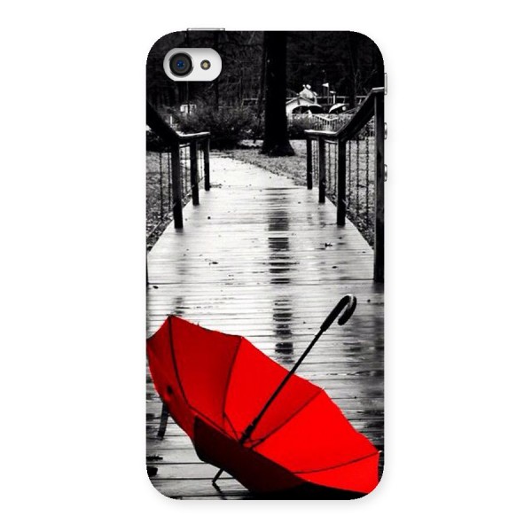 Red Umbrella Back Case for iPhone 4 4s