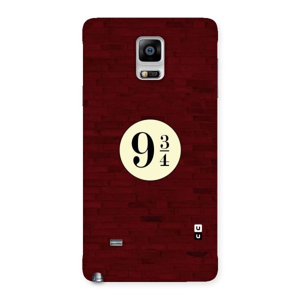 Red Wall Express Back Case for Galaxy Note 4