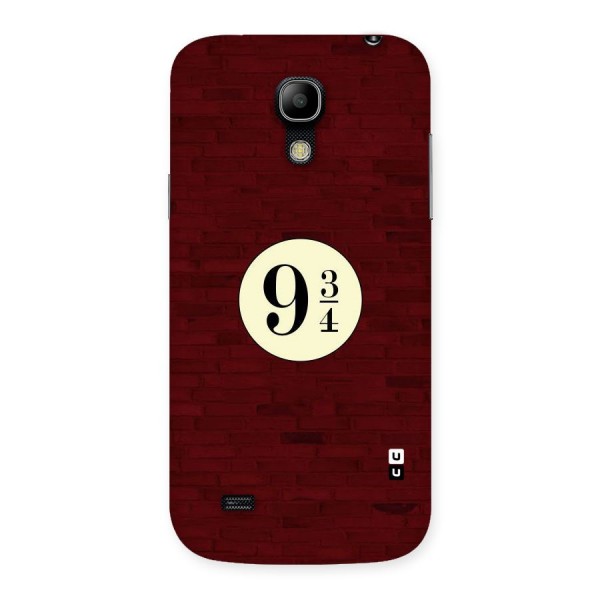 Red Wall Express Back Case for Galaxy S4 Mini