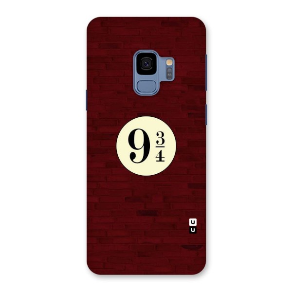 Red Wall Express Back Case for Galaxy S9