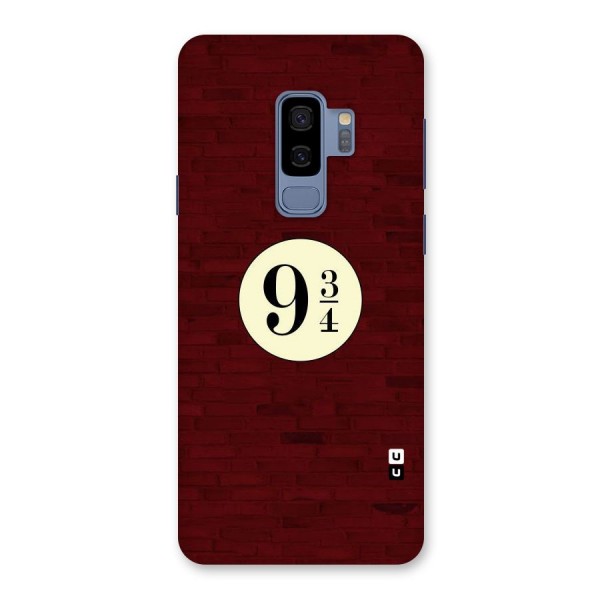 Red Wall Express Back Case for Galaxy S9 Plus