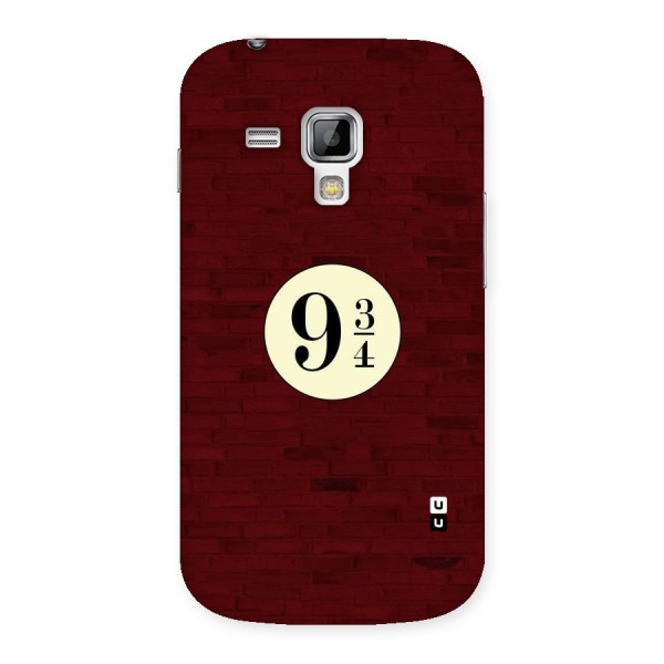 Red Wall Express Back Case for Galaxy S Duos