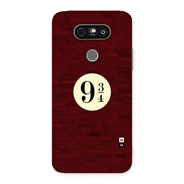 Red Wall Express Back Case for LG G5