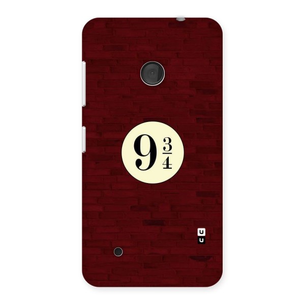 Red Wall Express Back Case for Lumia 530