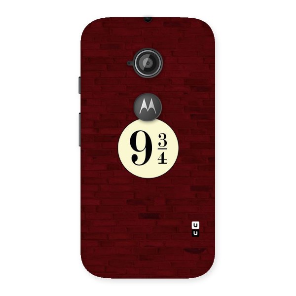 Red Wall Express Back Case for Moto E 2nd Gen