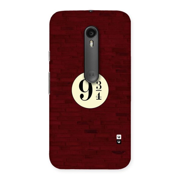 Red Wall Express Back Case for Moto G3