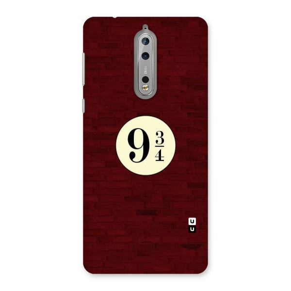 Red Wall Express Back Case for Nokia 8