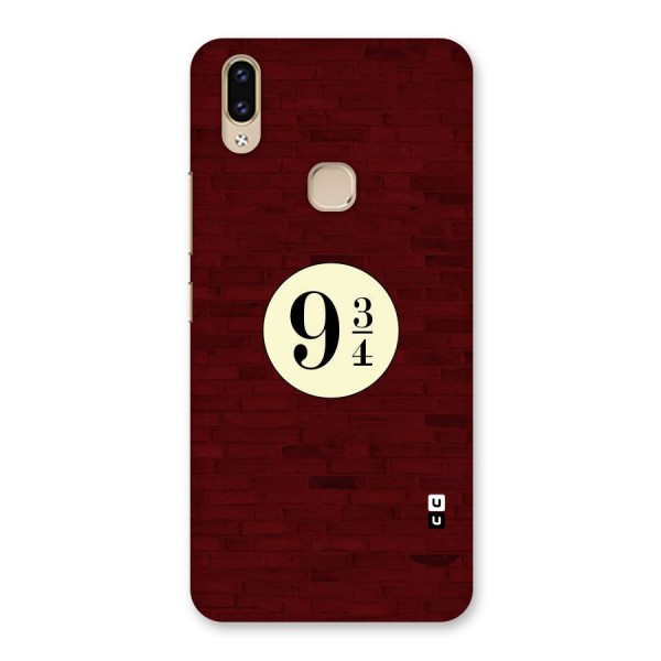 Red Wall Express Back Case for Vivo V9