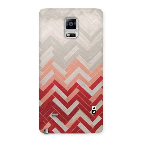 Reds and Greys Back Case for Galaxy Note 4