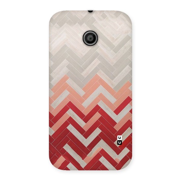 Reds and Greys Back Case for Moto E