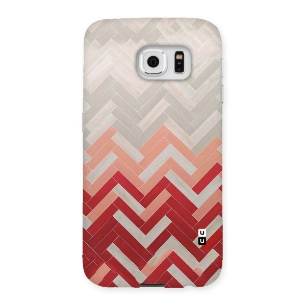 Reds and Greys Back Case for Samsung Galaxy S6