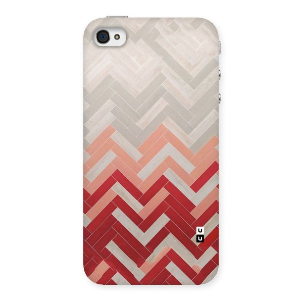 Reds and Greys Back Case for iPhone 4 4s