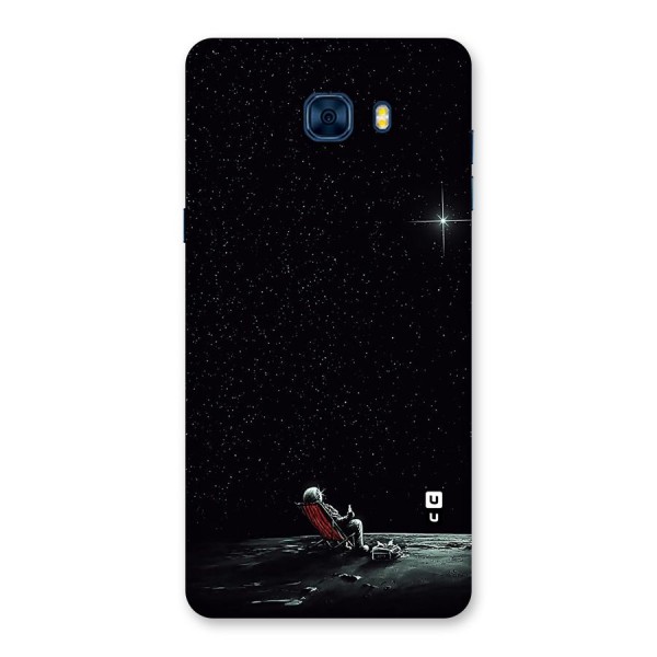 Resting Spaceman Face Back Case for Galaxy C7 Pro