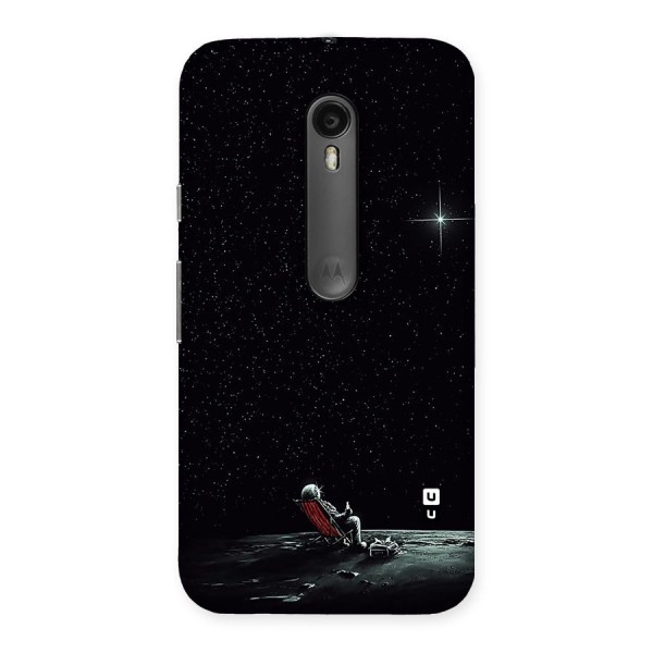 Resting Spaceman Face Back Case for Moto G3