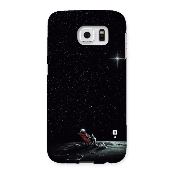 Resting Spaceman Face Back Case for Samsung Galaxy S6