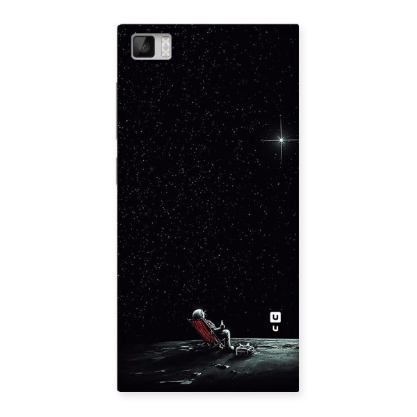 Resting Spaceman Face Back Case for Xiaomi Mi3