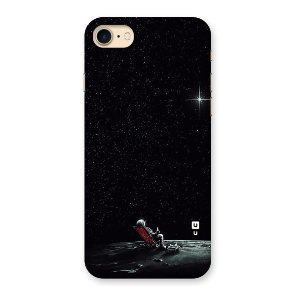 Resting Spaceman Face Back Case for iPhone 7