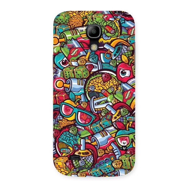 Retro Diamond Design Back Case for Galaxy S4 Mini