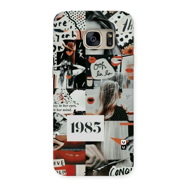 Retro Pattern Back Case for Galaxy S7