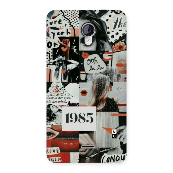 Retro Pattern Back Case for Micromax Unite 2 A106