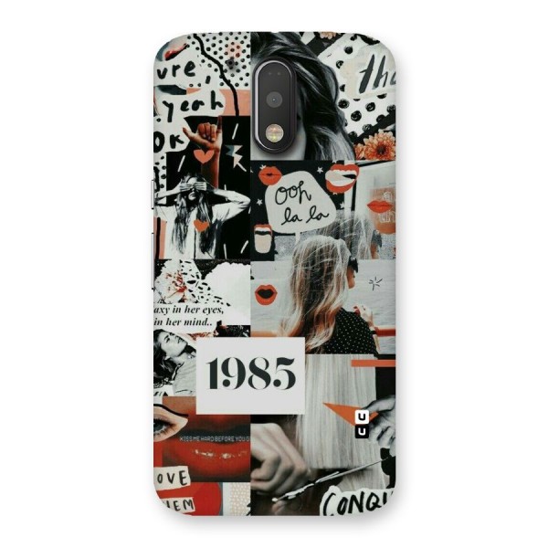 Retro Pattern Back Case for Motorola Moto G4