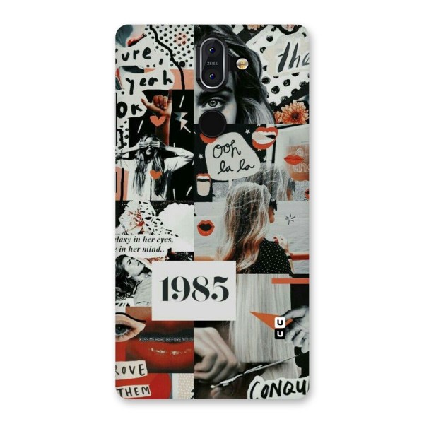 Retro Pattern Back Case for Nokia 8 Sirocco