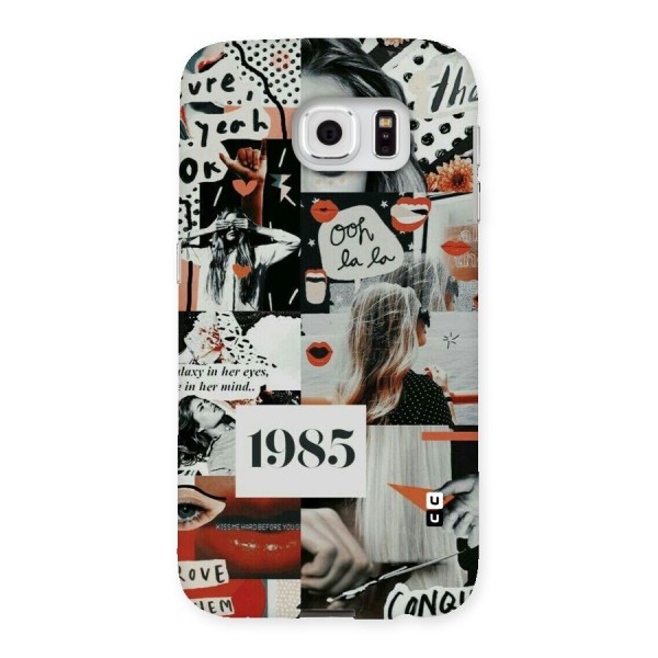 Retro Pattern Back Case for Samsung Galaxy S6