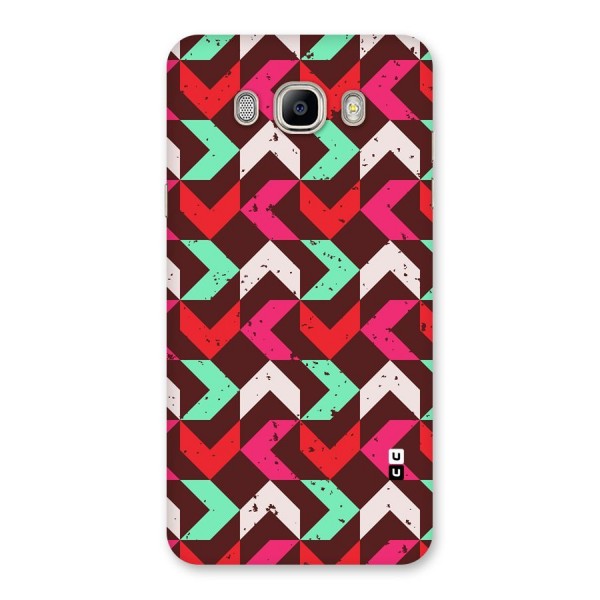 Retro Red Pink Pattern Back Case for Galaxy On8