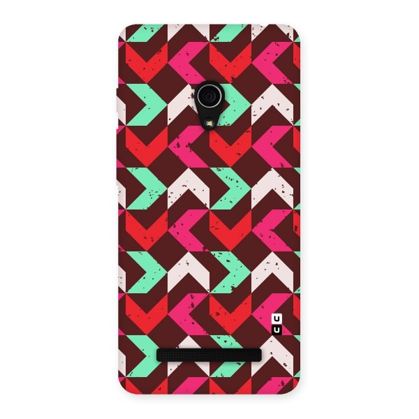 Retro Red Pink Pattern Back Case for Zenfone 5