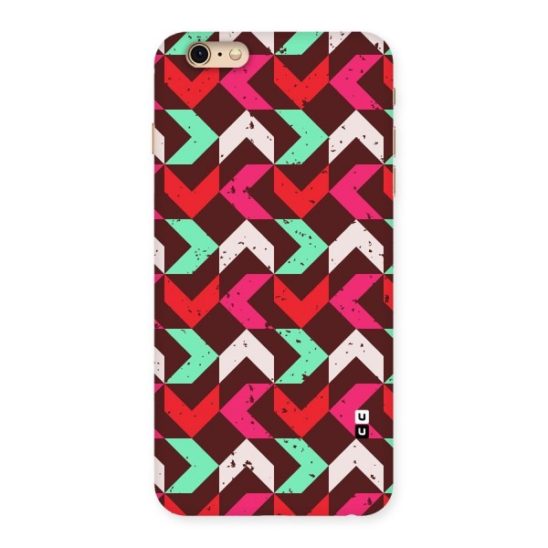 Retro Red Pink Pattern Back Case for iPhone 6 Plus 6S Plus