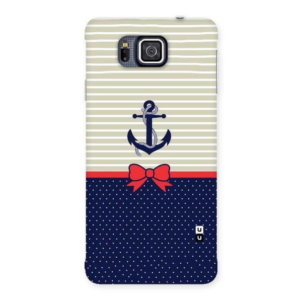 Ribbon Anchor Back Case for Galaxy Alpha