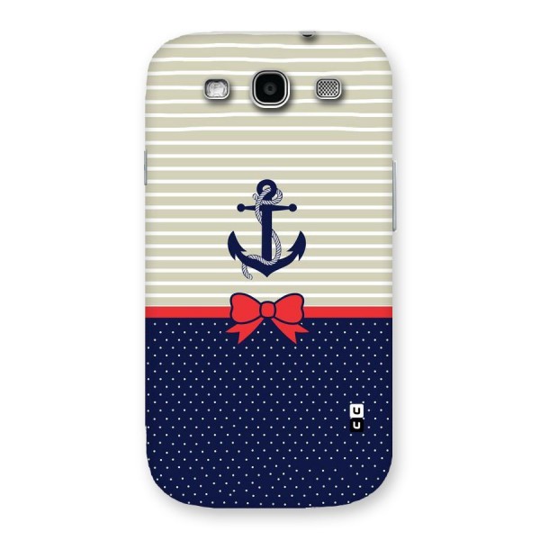 Ribbon Anchor Back Case for Galaxy S3 Neo