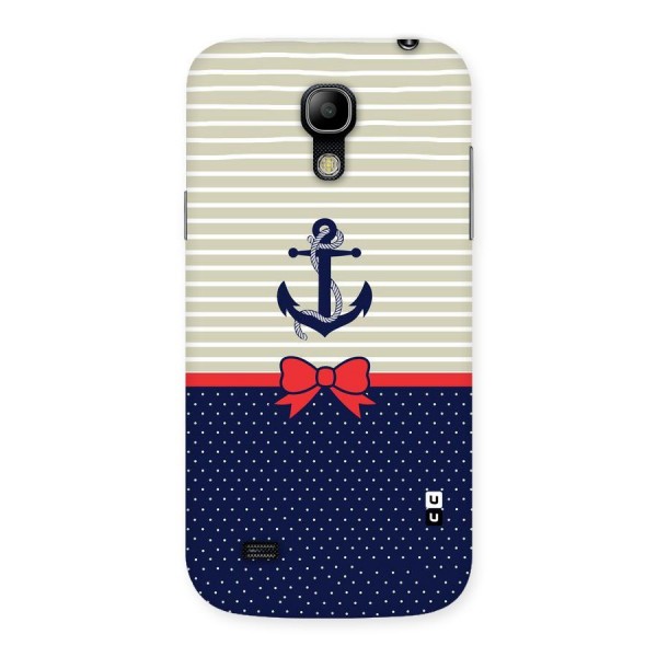 Ribbon Anchor Back Case for Galaxy S4 Mini