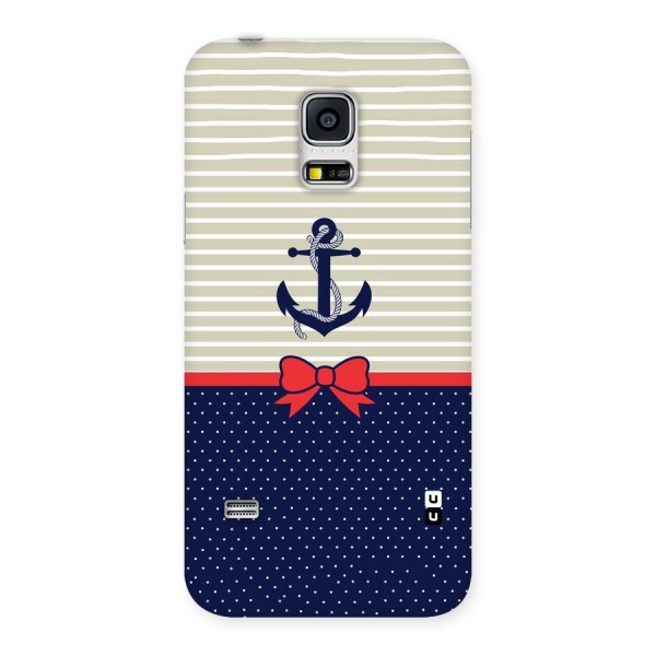 Ribbon Anchor Back Case for Galaxy S5 Mini