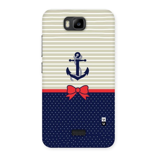 Ribbon Anchor Back Case for Honor Bee