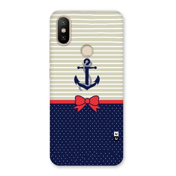 Ribbon Anchor Back Case for Mi A2