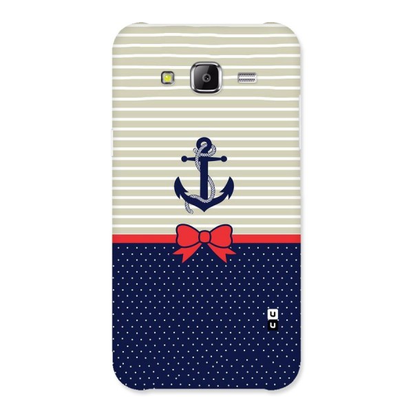 Ribbon Anchor Back Case for Samsung Galaxy J5