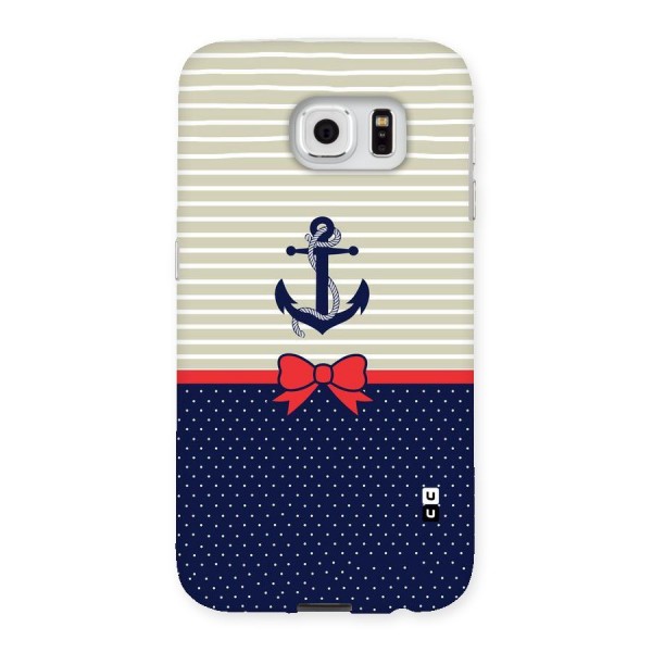 Ribbon Anchor Back Case for Samsung Galaxy S6