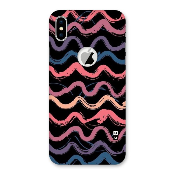 Ribbon Art Back Case for iPhone XS Logo Cut