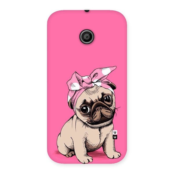 Ribbon Doggo Back Case for Moto E